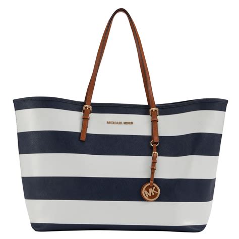 michael kors tote navy and white|Michael Kors Tote bags outlet.